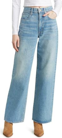 Slvrlake Denim Grace Cotton Wide Leg Jeans in Sweet Thing at Nordstrom, Size 24