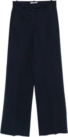 Circolo 1901 Piqu&eacute; Broek - Dames - Wijde Broeken - Blauw - XL - Katoen - Broeken