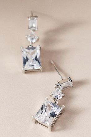 Vieste Rosa Fancy Front-Back Golden Fringe Earrings