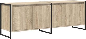 vidaXL TV Cabinet Sonoma 140 x 36 x 49.5 cm Engineered Wood vidaXL