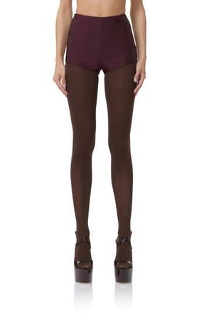 AFRM Yves Rhinestone Jersey Shorts in Vineyard at Nordstrom Rack, Size X-Large