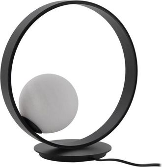 Lucande Lámpara de mesa led Luneo en Negro Metal - Lucande