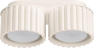 Sollux Lighting Lámpara de techo beige aluminio alt. 12 cm