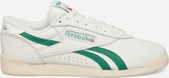 Reebok Women s Freestyle Low Sneakers Chalk / Glen Green / Paper White