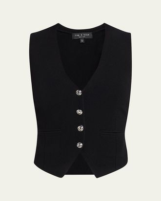 Rag & Bone Ella Wool-Blend Vest