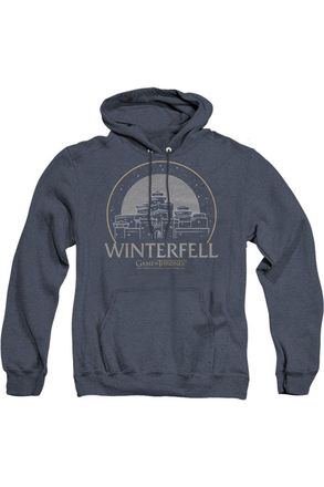 Gildan Game Of Thrones Winterfell Adult Heather Hoodie / Hooded Sweatshirt