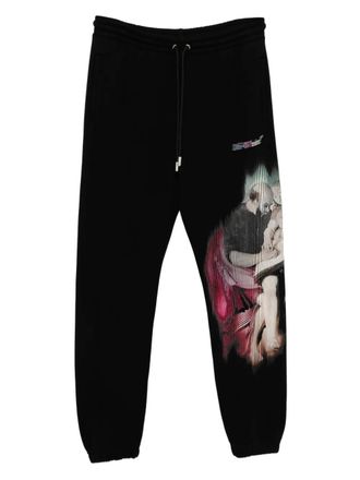 Off-white graphic printed track pants - Black