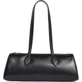 Reformation Sofia East/West Shoulder Bag in Black Leather at Nordstrom