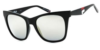 Fila SFI184 0BLA Womens Sunglasses Black Size 53
