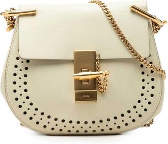 Chlo&eacute; Pre-owned Chloe Small Perforated Leather Drew Crossbody Ladies G1F0HR1OW8AY9DYP
