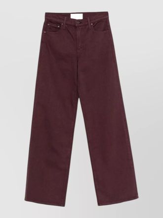 Mother wide-leg denim jeans