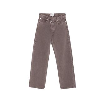 A Gold E Criss-cross Straight-leg Jeans
