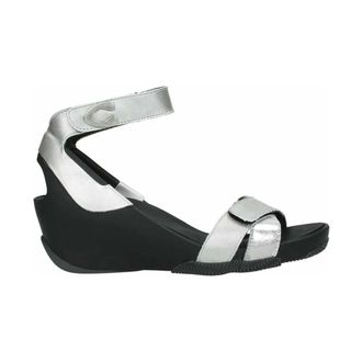 Wolky Era Tresor Wedge Sandaal - Dames - Schoenen - Grijs - Maat: 37 EU Wol