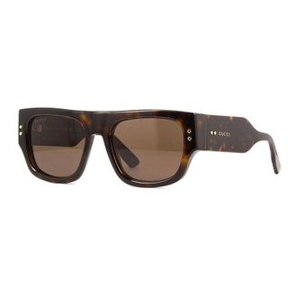 Gucci GG1262S002 Square Full Rim Sunglasses - Havana