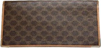 Celine Portafoglio in pelle con motivo logo Pre-owned - - Pre-owned - Donna - Marrone - ONE SIZE