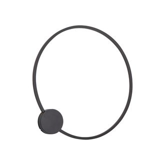 QAZQA Qazqa L&aacute;mpara De Pared De Dise&ntilde;o Negra De 67 Cm Con Led Regulable