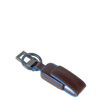 Piquadro Keyrings, unisex, Brown, Size: ONE SIZE Keychain with 256 GB USB flash drive