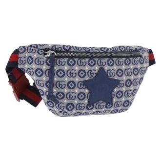 Gucci Pre-owned Vintage Belt Bag - Dames - Pre-owned - Blauw - Maat: ONE Size
