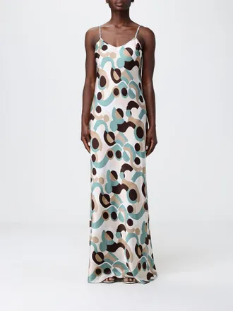 KANGRA Printed Viscose Long Dress