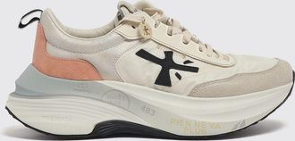 Premiata Sneaker Hill in nylon e pelle scamosciata con suola chunky