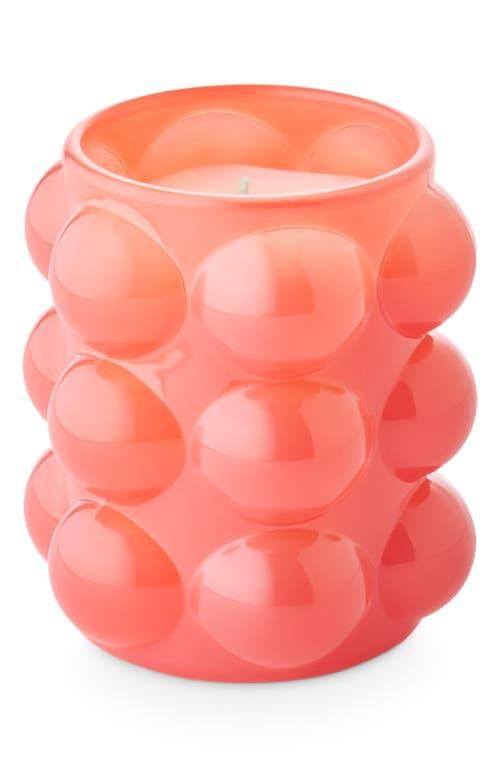 Coconut Milk Mango Bubble Glass Candle in Pink at Nordstrom