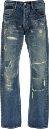 Junya Watanabe Straight Fit Jeans, male, Blue, M, Classic Denim Jeans for Everyday Wear