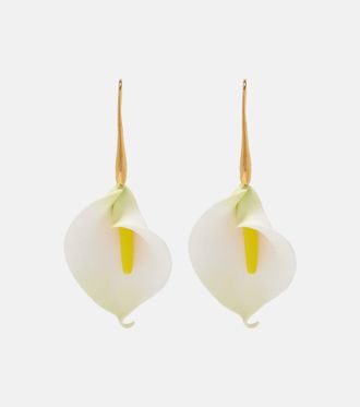 Jennifer Behr Alexia floral drop earrings