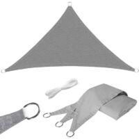 OEM Vela De Sombra Triangular Zvd, 3,6 X 3,6 X 3,6 M, Poli&eacute;ster Oxford De 180 G/m&sup2; Y 95 % De Protecci&oacute;n Uv, Resistente Al Desgarro, Impermeable, Para Jard