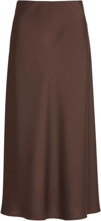 Swing Midi Rok - Dames - Midirokken - Bruin - 2XL - Rokken