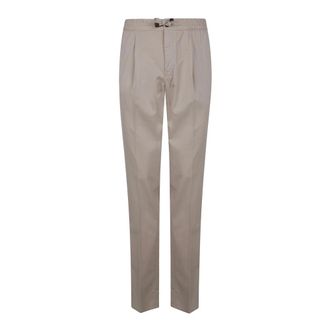 Incotex Heren, Broeken, Beige, Maat: XL Katoen
