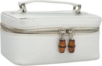 Gucci Pre-owned Cuoio borse-gucci - - Pre-owned - Donna - Bianco - ONE SIZE