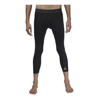 Nike Solid Color Alphabet Sports Pants Mens Black DX3140-010