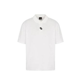 A|X Armani Exchange Polo - Heren - Polos - Wit - S - Katoen - Tops