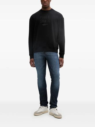 Karl Lagerfeld Regular-fit jeans met vijf zakken - Blauw