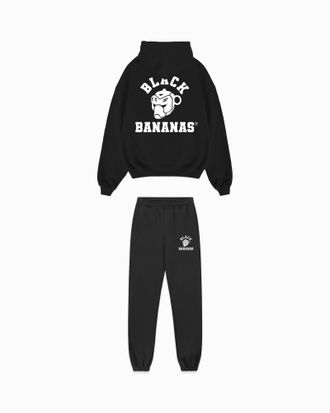Black Bananas Black Bananas Kinderen Varsity Trainingspak, Zwart