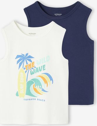 Vertbaudet Tr&auml;gershirts 2er-Pack Jungen set wei&szlig;