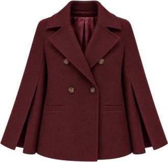 Loro Piana Peacoat doppiopetto - - Coats - Donna - Rosso - XS