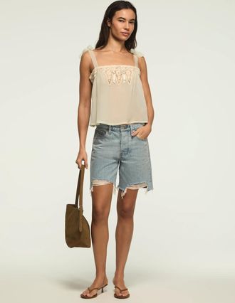 Lucky Brand Womens Baggy 7 Short