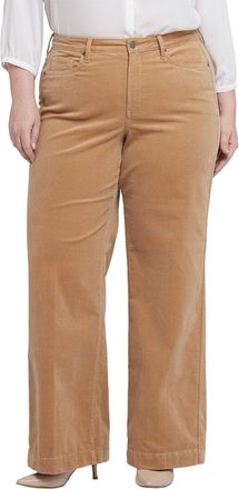 NYDJ Plus Teresa Sand Dune Wide Leg Jean