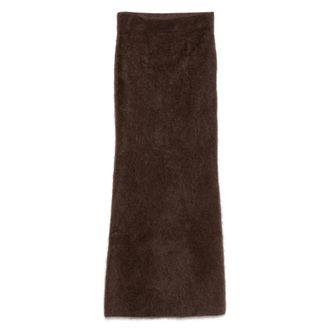 Soft Goat Mujer, Faldas, Marrón, Talla: S