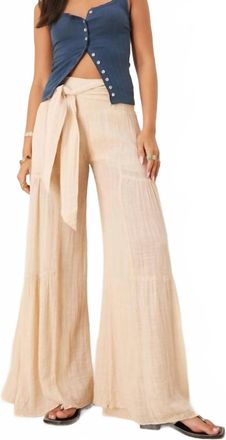 Free People Good Day Wide Pant In Sand