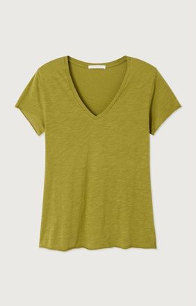 American Vintage T-shirt met korte mouwen en V-hals, JACKSONVILLE