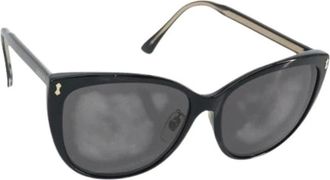 Gucci Pre-owned Accessories, female, Black, Size: ONE SIZE Pre-owned Plastic Sunglasses