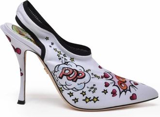 Dolce & Gabbana Chanel in Lycra - Dames - Pumps - Veelkleurig - 39 EU - Leer - Schoenen