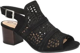 Bella Vita Marti Slingback Sandal in Black Kidsuede Leather at Nordstrom, Size 7.5