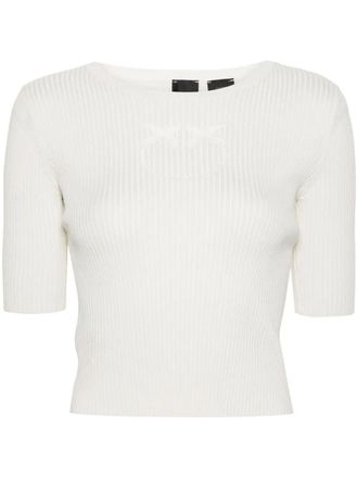 Tシャツ・カットソー Pinko Sweaters White PINKO Cotton Sweatshirt | White | FARFETCH