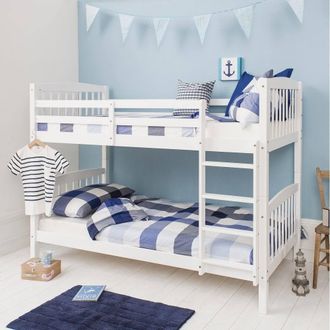 N&ouml;a & Nani Brighton Bunk Bed with 2 Single Beds in White