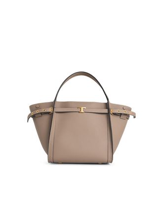 Tod's Tods Kleine beige Lear-Tasche Shopping Tim
