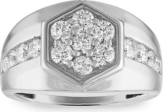Esquire Diamond Ring in White at Nordstrom Rack, Size 10