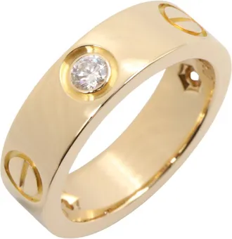 Cartier Gold Clear Yellow Gold (18K) Band Ring (Pre-Owned)